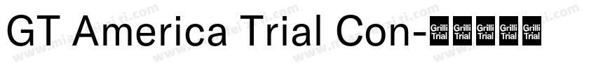 GT America Trial Con字体转换